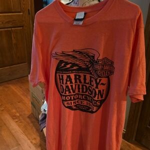 Harley-Davidson Coral Graphic Tee